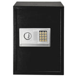 ZNTS E50EA Home Business Security Keypad Lock Electronic Digital Steel Safe Black Box & Silver Gray 64761523