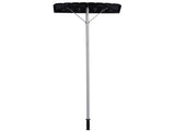 6.1 m 5-Section Extendable Roof Snow Rake Aluminum Pole, PC Black Shovel Head with Diagonal Brace 54562583