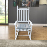 wooden porch rocker chair WHITE, without mat W49520605