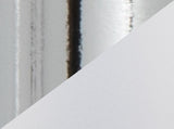 Diamond Stacked 23" Contemporary Crystal Table Lamp in Clear K9 Crystal with Off-White Silk-Like B202P224007