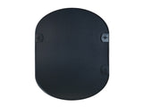 Black 20 x 28 Inch Metal Oval Mirror 70511394