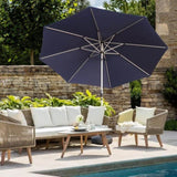 10FT Patio Umbrella, Outdoor Table Umbrella with Push Button Tilt and Crank, UV Protection W1859P195941