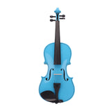 ZNTS 4/4 Acoustic Violin Case Bow Rosin Sky Blue 32162284