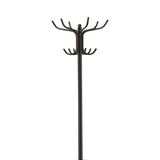 Black 12-Hook Coat Rack B062P153479