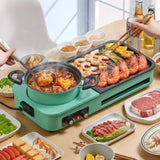 3-in-1 Electric Hot Pot with Grill & Fry Pan - 1600W Fast Even Heating, Independent Dual Temp 20063750