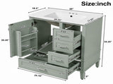30" Bathroom Vanity, Modern Bathroom Cabinet with Sink Combo Set, Bathroom Storage Cabinet with 1 N729P370363F