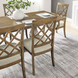 Wooden Frame Upholstered Dining Chairs set of 2,Mid Century Retro Chairs Comfor Kitchen Chairs for W2582P205379