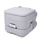 ZNTS Lightweight Portable Toilet, 2.6 Gallon Flushable Camping Toilet, Sanitary Outdoor Travel Toilet for W2181P154818