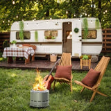 15" Smokeless Fire Pit, Portable Outdoor Firepit, Wood places, Low Smoke Bonfire for T3210P283241