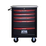 5 Drawers Multifunctional Tool Cart with Wheels,Metal Rolling Tool Cart Storage for Garage Workshop W1102P245250