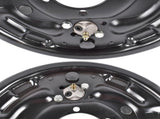 Pair of Driver and Passenger Side 12" Hydraulic Brake Backing Plate Compatible with 7,000 lb Trailer 63187696