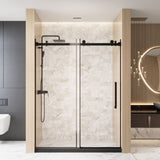 Frameless Single sliding shower door 60 
