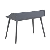 4-compartment Writing Desk in Grey B016P164699