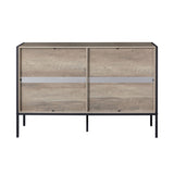 Wood Dresser with 6 Drawers, Wooden Storage Closet for Bedroom, Solid Clothes Cabinet with Sturdy W1820P145379