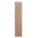 3-Drawer Shoe Storage Cabinet, 3-Tier Wood Shoe Rack Storage Organizer for Entryway 20832487