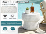U_Style Outdoor Patio Accent Table with Crack process , Morden Concrete coffee Table with Double N711P422075K