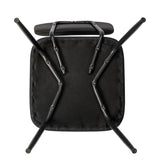 ZNTS Set of 4 Modern Padded Dining Chairs for Kitchen Bar Office Chair, Black 41140810