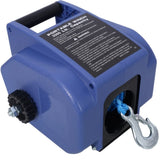 12v Trailer Winch,Reversible Electric Winch, for Boats up to 6000 lbs.,with synthetic rope,with W465P240625