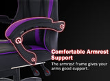 Video Game Chairs for Adults, PU Leather Gaming Chair with Footrest, 360&degSwivel Adjustable Lumbar 34429644