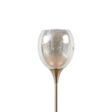 Uplight Floor Lamp with Mercury Glass Shade B03595709