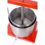 Wine Manual Press - 1.6 Gallon Stainless Steel Barrels Press Machine for Juice, Vegetable,Wine,Olive W465P197147