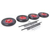 Solid Never Flat Tires All-Terrain Wheel Kit Replacement for Honda EU3000is Generator 47928350