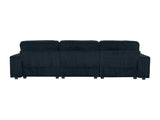 Modern Corduroy 3-Seater Sofa with 3 Throw Pillows, Deep Seat Couch with Soft Ribbed Upholstery and 71433336