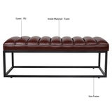 Metal Base Upholstered Bench for Bedroom for Entryway W68049944