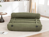 Adjustable Floor Sofa, Corduroy Lazy Sofa with Adjustable Straps for Versatile Configurations, W1170P365608