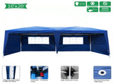 Lotto 3 x 6m Two Windows Practical Waterproof Folding Tent Blue 27523676
