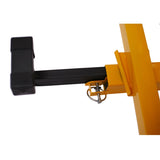 ZNTS Drywall Panel hoist Drywall Lift Rolling Panel Hoist Jack Lifter 16ft yellow color W46538730