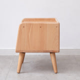 Pure Solid Wood Bedside Cabinet Modern Simple Nightstands European Beech Bedside Cabinet Nordic W1283P242655