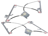 Front Left Right Window Regulator for Mercedes-Benz G500 G55 G63 AMG SUV 2002-2017 Silver 2Pcs 84000174