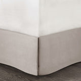 7 Piece Chenille Jacquard Comforter Set Taupe King B03597090