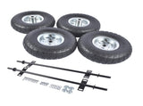 4PCS 10-Inch Pneumatic Tires Generator Wheel Kit Fit for Predator 9000 8750 6500 Watt Generator 32414382