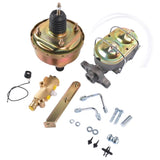 7" Single Zinc Power Brake Booster 1" Bail Top Master Cylinder Disc/Drum Proportioning Valve Kit 45396868
