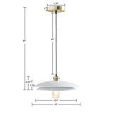 2-Tier Layered Shade Pendant B03596563