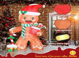 7.9 FT Lighted Christmas Inflatable Decoration, Inflatable Gingerbread Man Outdoor Decoration, Funny 81761371
