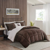 King Plush to Sherpa Down Alternative Comforter Set B035100493