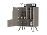 Thorndike 8-Bottle Rectangle Bar Cabinet Light Oak B06280431