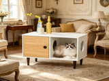 Wooden Cat House 76065634
