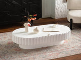 Fluted Storage Table with Lift-Off Lid, Sleek Texture, Perfect for Modern Living W3081P389037