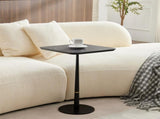 MDF with metal feet, square shape, located in living space and lounge area, black W2085P241112