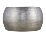 CT501 Modern Contemporary Round Aluminum material 32" Coffee Table, Farmhouse Table with Glossy Hand B009P298416