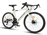 700Cx28 Road Bike, Lightweight Aluminum Frame, Disc Brakes, 16-Speed, Fast Acceleration, Suitable 50657353