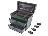Portable 3-Tier Rolling Makeup Case with Universal Wheels for Makeup, Nail Art, Hair Styling Tools 73482433