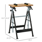 Carpenter workbench with protractor 95574863