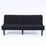This 66-inch corduroy sofa bed flexibly adapt to the living room, apartment and bedroom, and it W3371P311444