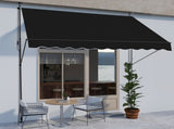 78.7"D x 59.1"W x"H Retractable Awning Black 69182352