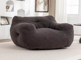 Bean Bag Chair, Bean Bag Sofa Chair with Armrests Stuffed High-Density Foam, Lazy Sofa Comfy Chairs W2200P454021